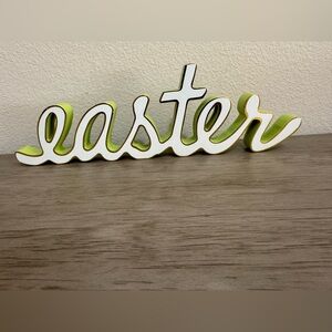Wooden Easter sign